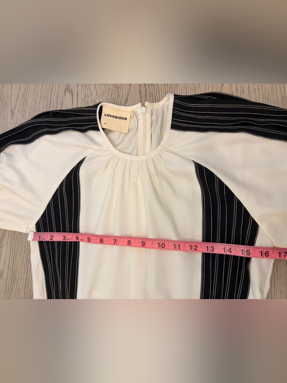 Lovebirds Cinched Colorblock A-Line Black & White Dress Size XS - Picture 11 of 13